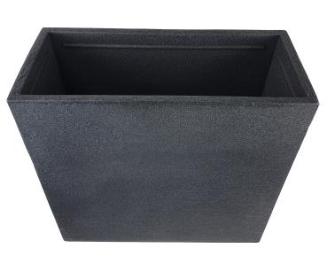 Preview: Pflanzkübel Raumteiler Kunststoff anthrazit 60x26x60cm